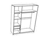 robna kuca stanojcic mmp ELEGANCE LINE Americki plakar AP 180 O 4
